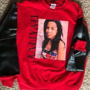 Custom Aaliyah crew neck sweater